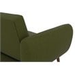 NewTitle: Allora Linen Green Sleeper Sofa Rectangular Ribbed Tufted Cushioned Back 81.5