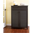 Allora 4 Shelf Shoe Cabinet in Espresso