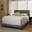 Allora Tufted Queen Panel Bed in Gray