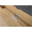 Allora Workstation with Cord Management and Storage in Pine