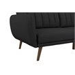Allora Sleeper Sofa in Dark Gray