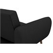Allora Sleeper Sofa in Dark Gray