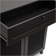 Allora 4 Shelf Shoe Storage Cabinet in Espresso