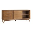 Allora Mahogany Acorn Brown TV Console Rectangular 64
