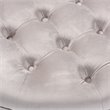 Allora Tufted Velvet Coffee Table Ottoman in Light Gray