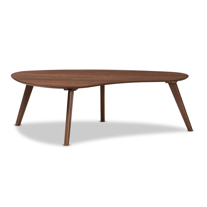 Allora Contemporary Brown Finished Coffee Table