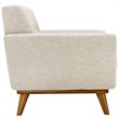Allora Tufted Upholstered Accent Chair in Beige