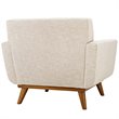 Allora Tufted Upholstered Accent Chair in Beige