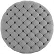 Modway Polyester Fabric Light Gray Ottoman Round Tufted 40