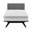Allora Polyester White Queen Innerspring Mattress Quilted Tight-Top 13.50