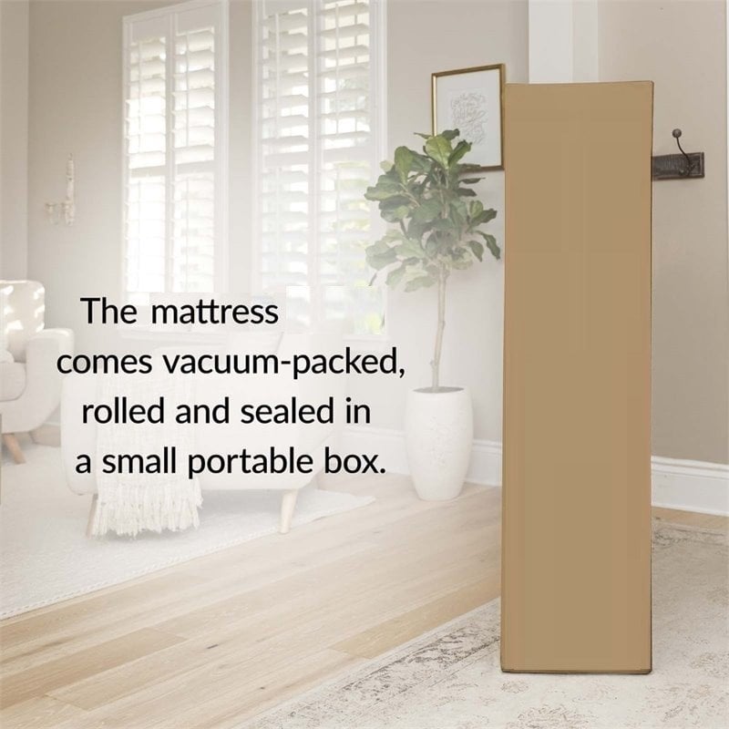 Allora Polyester White California King Mattress Firm 14
