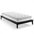 Allora Polyester White Twin Mattress Rectangular Tight-Top 8