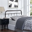 Allora Powder-Coated Steel Brown Headboard Spindle Cottage Style 60