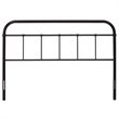 Allora Powder-Coated Steel Brown Headboard Spindle Cottage Style 60