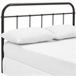 Allora Powder-Coated Steel Brown Headboard Spindle Cottage Style 60
