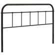 Allora Powder-Coated Steel Brown Headboard Spindle Cottage Style 60
