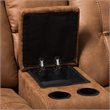 Allora 6 Piece Reclining Sectional Sofa in Light Brown