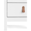 Allora Contemporary 2 Drawer Nightstand in White