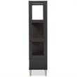 Allora Contemporary Bookcase in Espresso