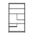 Allora Bookcase Etagere in Black Marble Finish