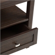 Allora Hand Crafted Shaker End Table in Farmhouse Brown