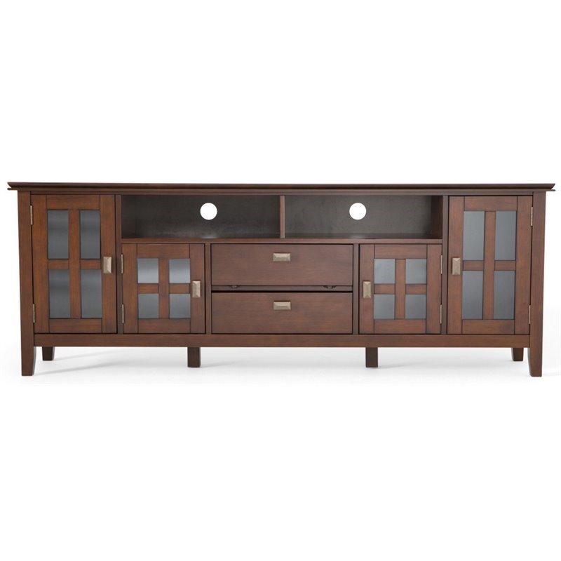 Allora Modern Wood TV Media Stand for TVs up to 72