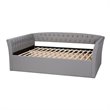Allora Modern Fabric/MDF Wood/Engineered Wood Full Size Daybed in Gray