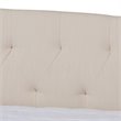Allora Modern Fabric Upholstered Full Size Daybed with Trundle in Beige
