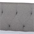 Allora Modern Fabric Upholstered Full Size Daybed with Trundle in Light Gray