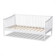 Allora Traditional White Wood Twin Size Spindle Daybed