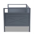 Allora Cottage Farmhouse Grey Wood Twin Size Daybed