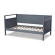 Allora Cottage Farmhouse Grey Wood Twin Size Daybed