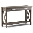 Allora Transitional Console Table in Farmhouse Gray Stain