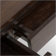 Allora Solid Wood Console Table with 2 Drawers Mahogany Brown