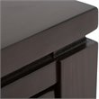Allora Solid Wood Console Table with 2 Drawers Mahogany Brown