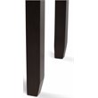 Allora Solid Wood Console Table with 2 Drawers Mahogany Brown