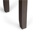 Allora Modern Solid Wood Wide Console Sofa Table in Mahogany Brown