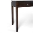 Allora Modern Solid Wood Wide Console Sofa Table in Mahogany Brown