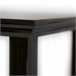 Allora Solid Wood Console Table with Storage Drawers Hickory Brown