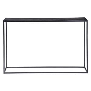 Allora Industrial Aluminum and Iron Console Table in Antique Bronze