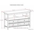 Allora Shaker Wood 48