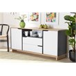 Allora Contemporary Multicolor 2-Door Wood Dining Room Sideboard