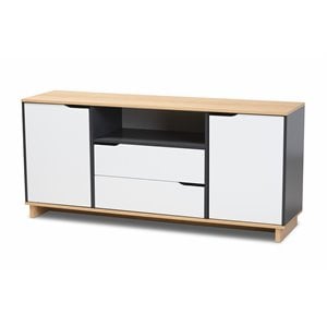 Allora Contemporary Multicolor 2-Door Wood Dining Room Sideboard