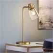 Allora Modern Metal Table Lamp in Brass Finish