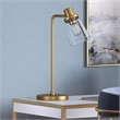 Allora Modern Metal Table Lamp in Brass Finish