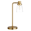 Allora Modern Metal Table Lamp in Brass Finish