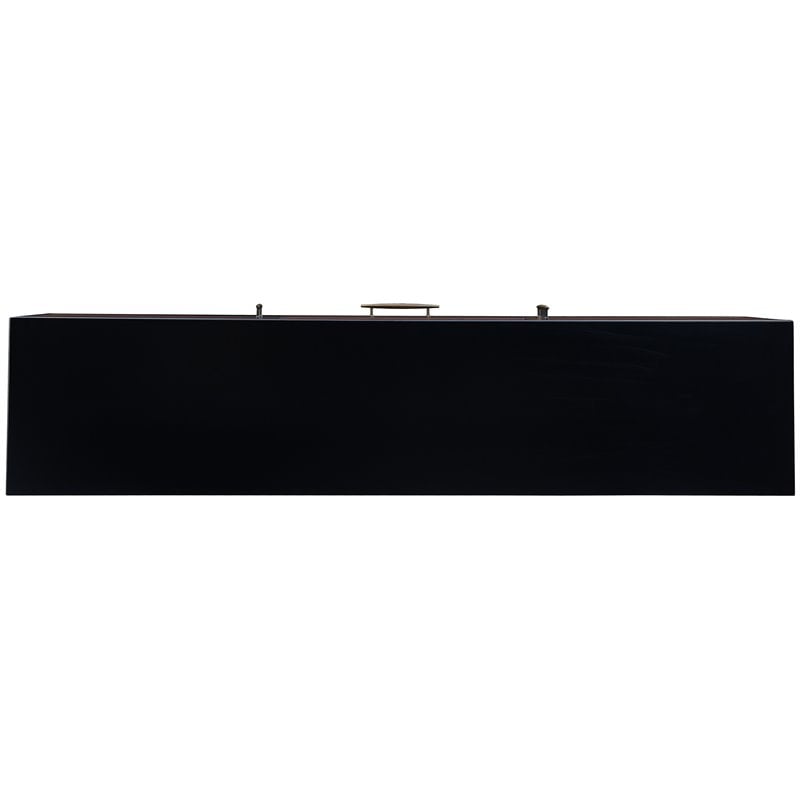 Allora Mid Century Wooden TV Stand in Black and Whiskey Finish