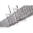 Bromi Design Halo 5 Light Modern Metal Pendant in Chrome