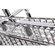 Bromi Design Halo 5 Light Modern Metal Pendant in Chrome