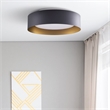 Bromi Design Lynch Metal Flush Mount Ceiling Light in White and Blue
